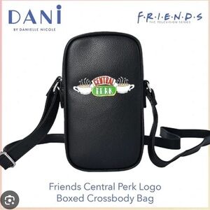 Danielle Nicole Black Central Perk Messenger Bag